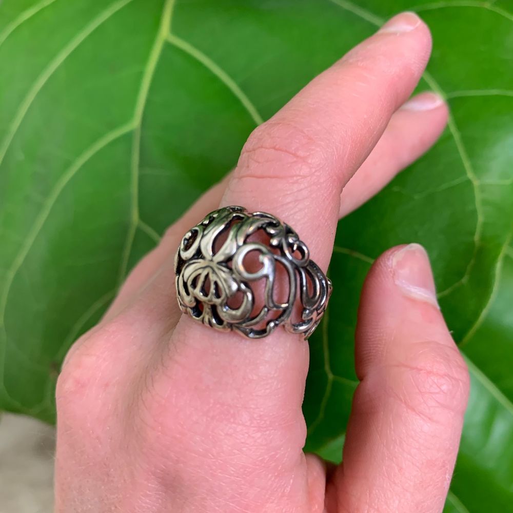 Carolyn Pollack 925 Sterling Silver Dome Cage Ring